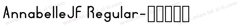 AnnabelleJF Regular字体转换